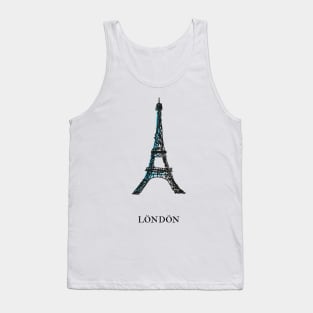 London Paris UK France Tank Top